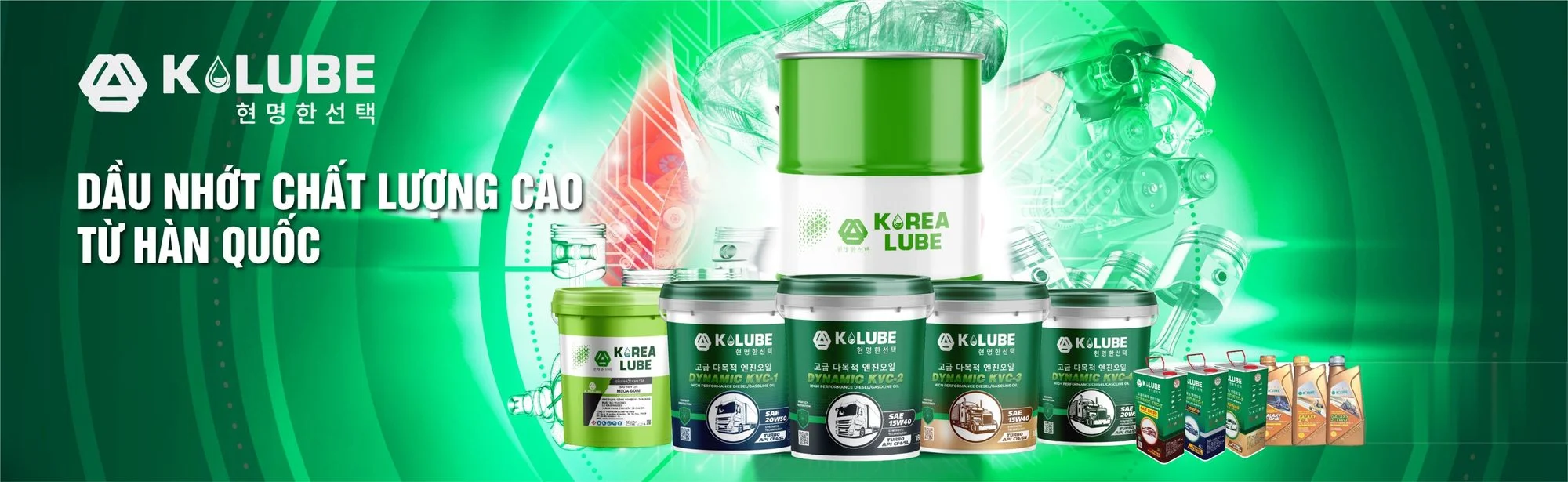 K-LUBE – Dầu nhớt chất lượng cao từ Hàn Quốc